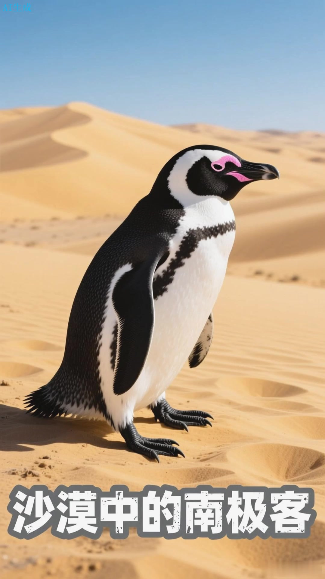斑嘴环企鹅，非洲冒险家，它在炎热非洲的生存本身就是奇迹