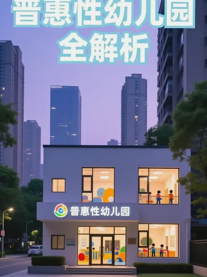 普惠性幼儿园,有啥标准?