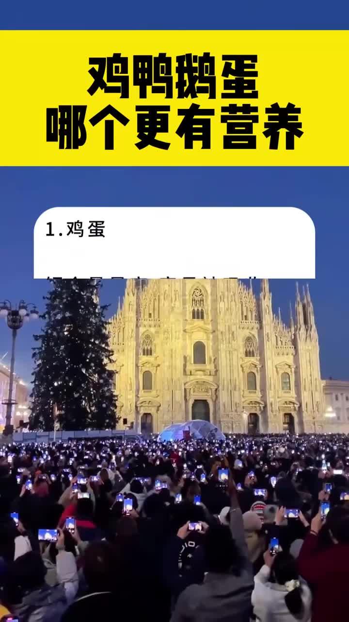 鸡鸭鹅蛋哪个更有营养
