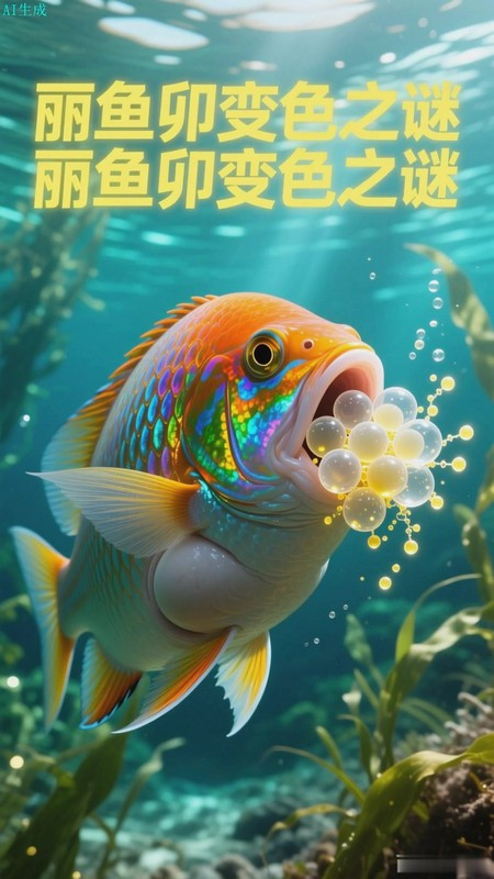 丽鱼口腔孵化时的唾液酶作用