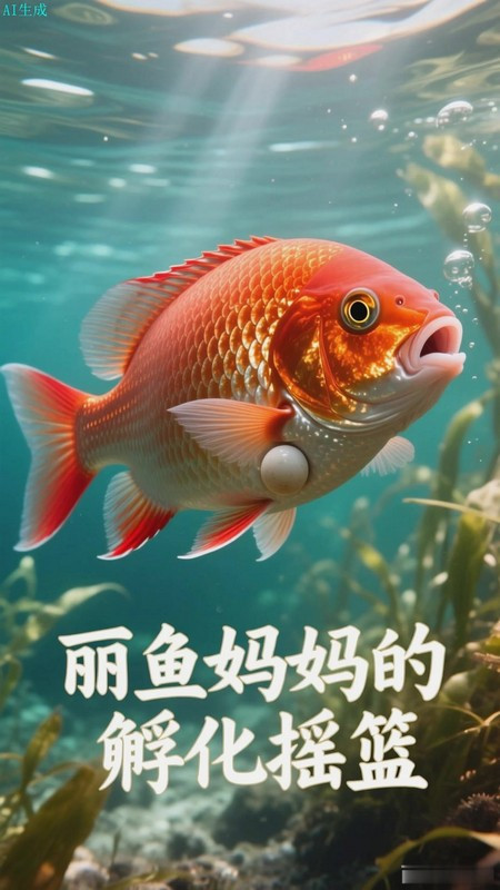 丽鱼口腔孵化时的卵翻转频率