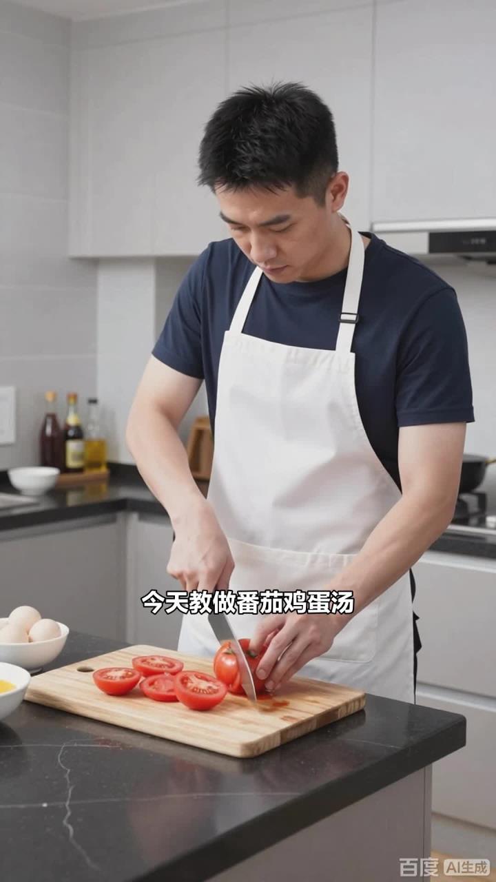 一碗番茄鸡蛋汤，补充维 C 补蛋白，清淡营养好消化