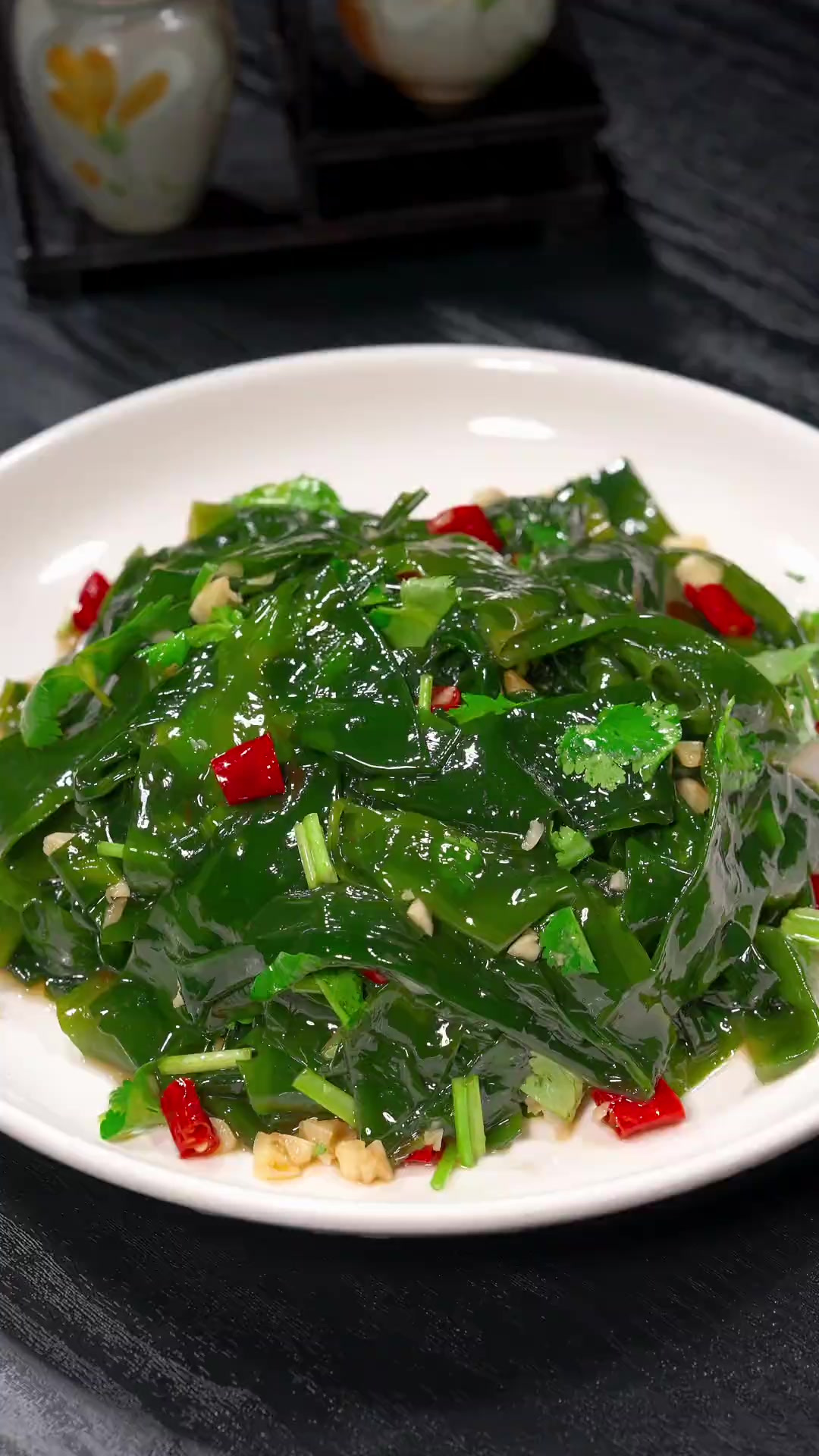 脆嫩爽口的裙带菜,全都是小嫩苗用它滚汤 凉拌 刷火锅都特别好吃