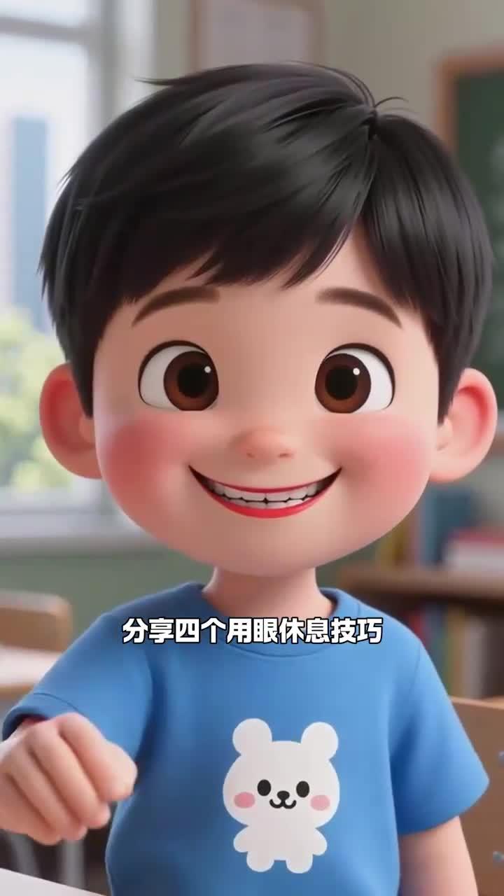 儿童防近视,4 个用眼 + 休息技巧,保护视力