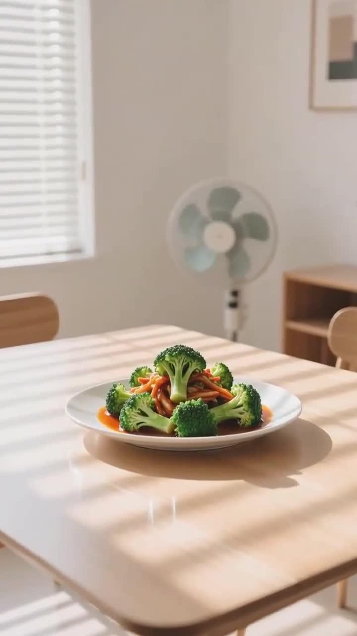凉拌西兰花，清爽又减脂，夏日小凉菜