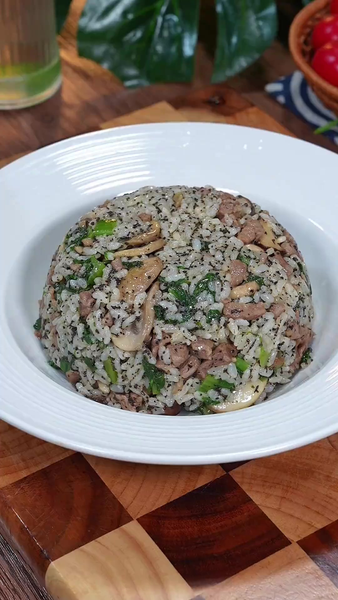 孩子想吃黑松露菌菇牛肉饭,再也不用出去吃了,自己花几分钟在家