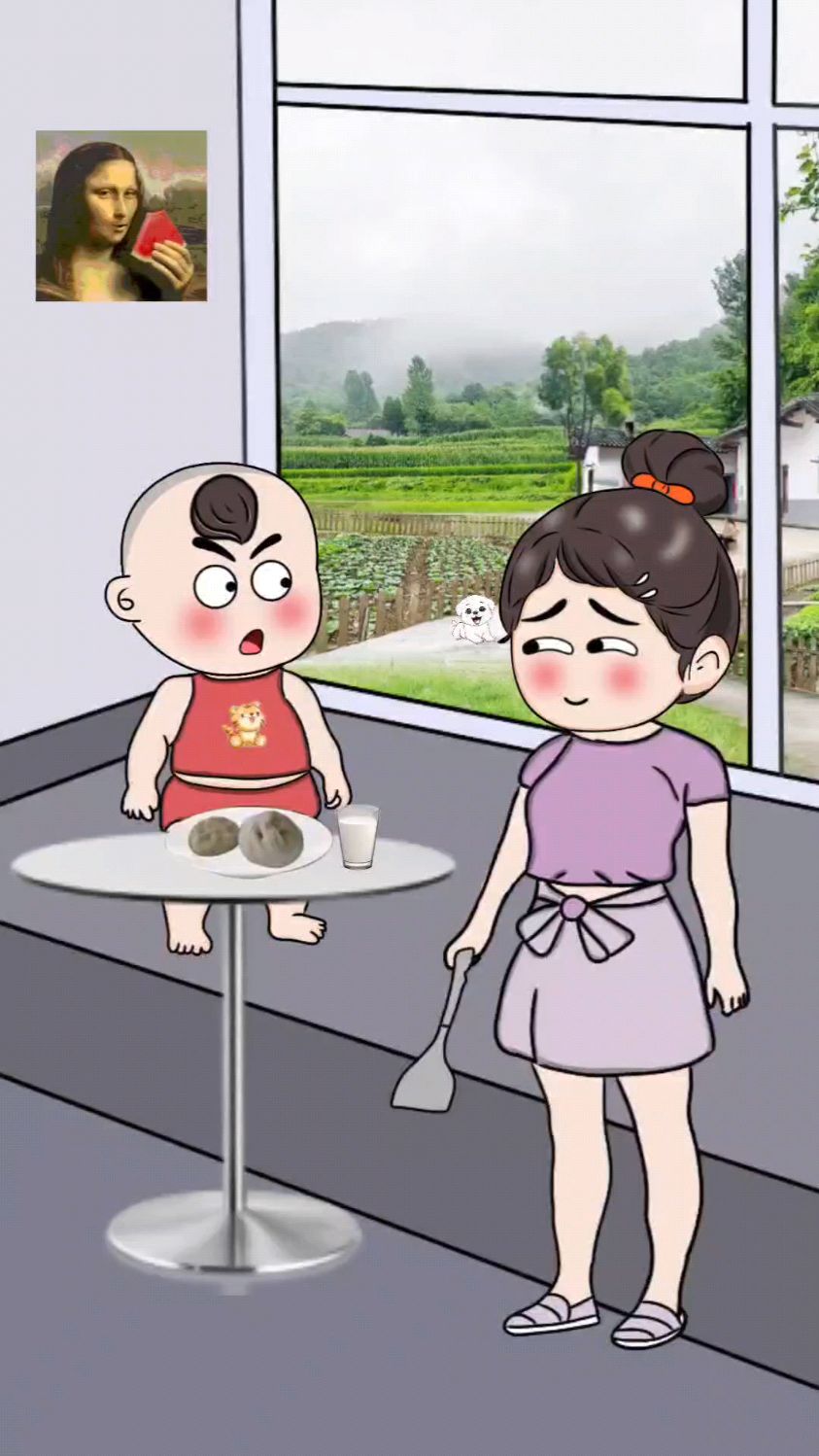 一共就整俩包子,还气死一个#搞笑动漫