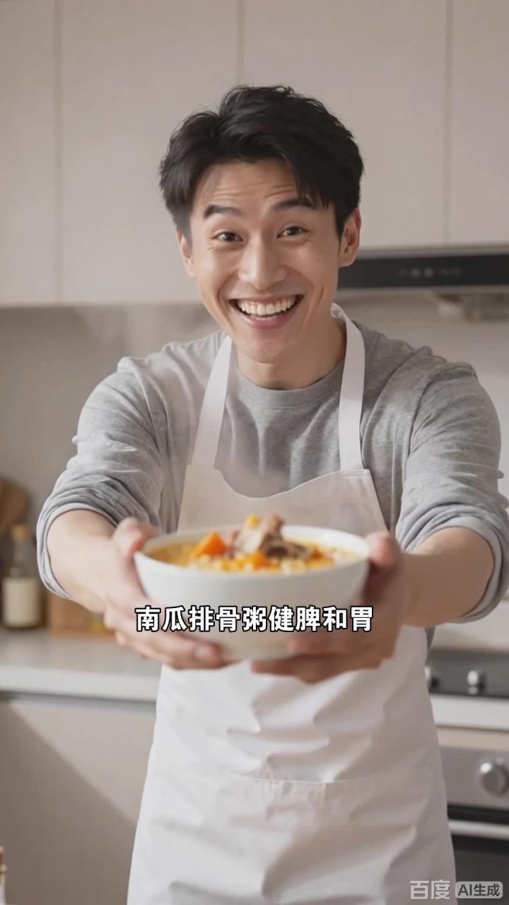 养脾吃南瓜排骨粥,健脾和胃,温补气血重点改善脾虚身体瘦弱