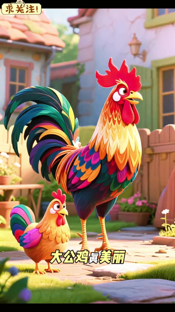 启蒙早教儿歌—《大公鸡》