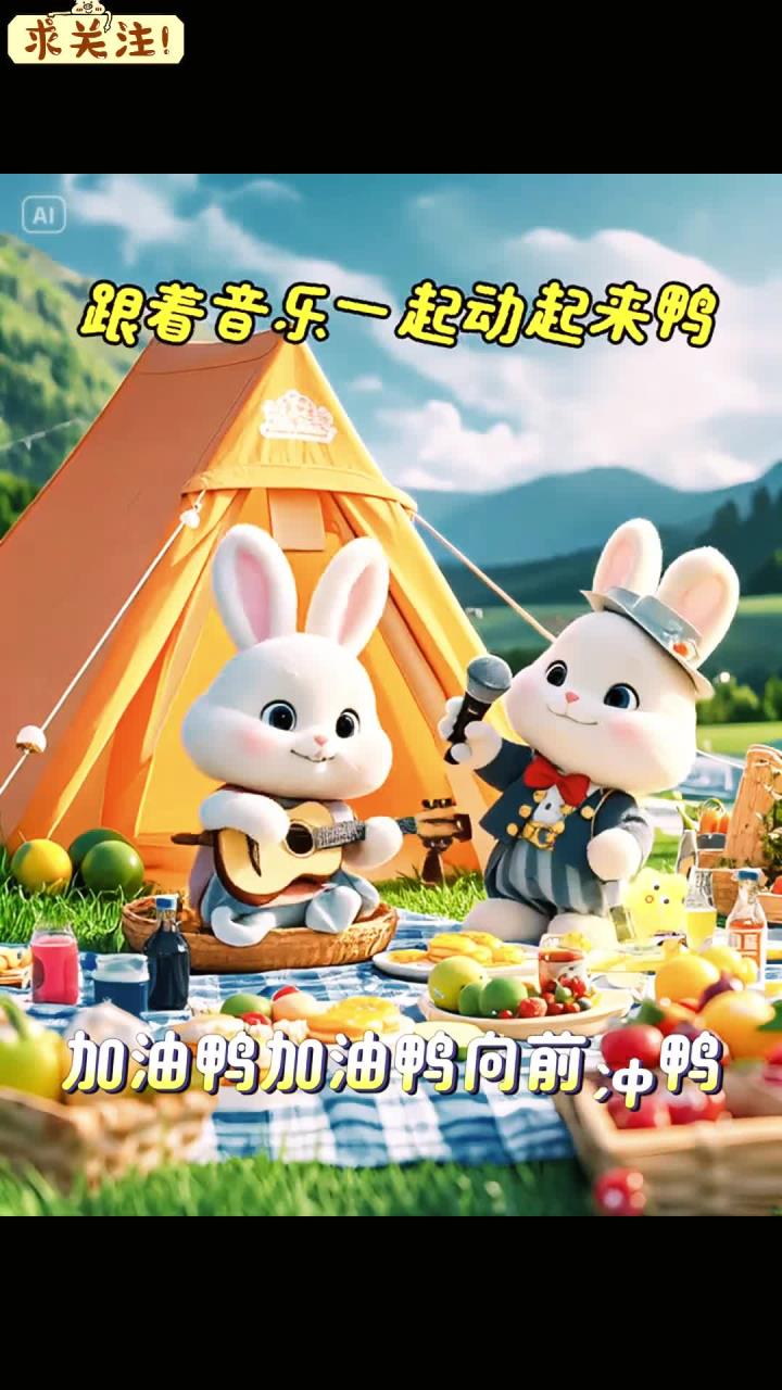 启蒙早教儿歌《加油鸭》向前冲鸭