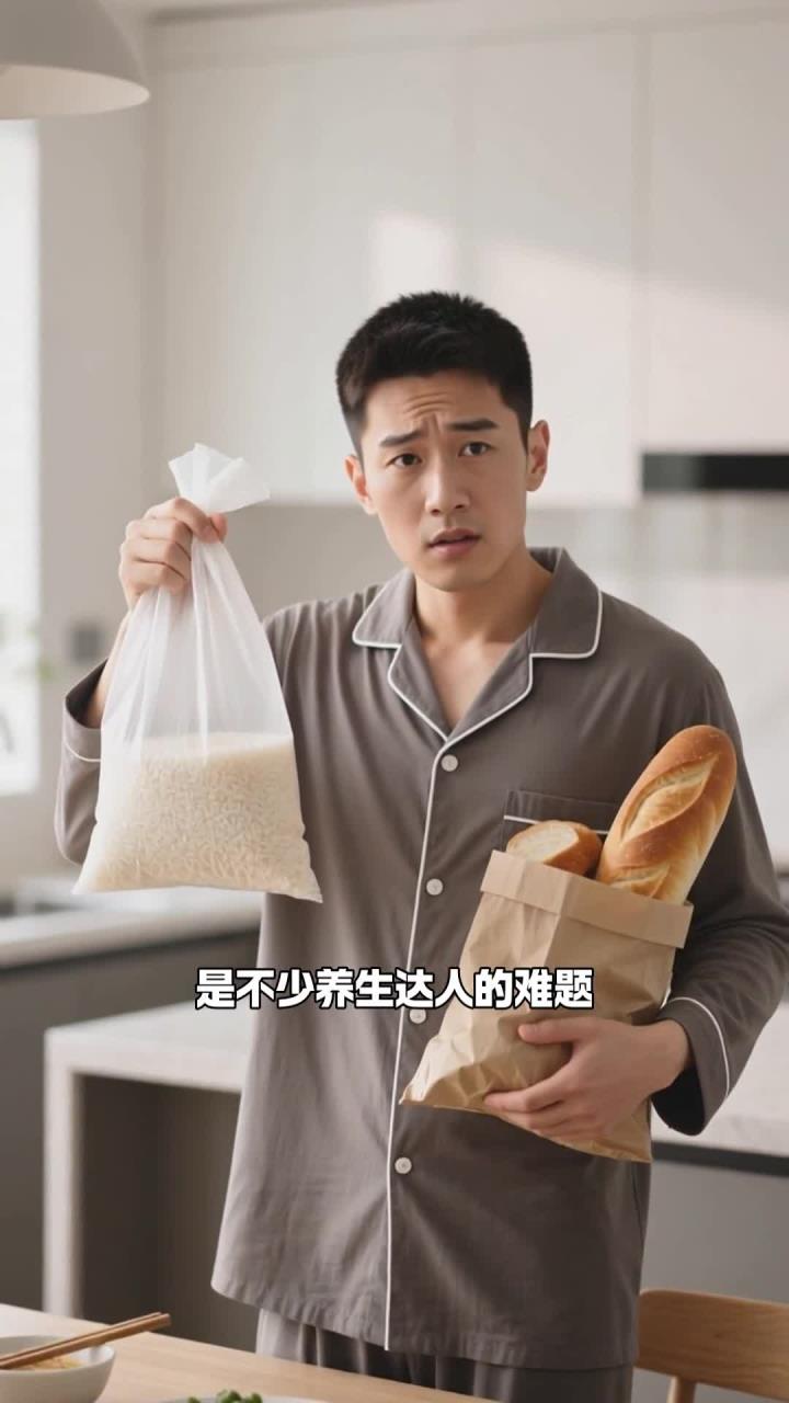 晚餐吃主食种类?健康养生全麦面包好～