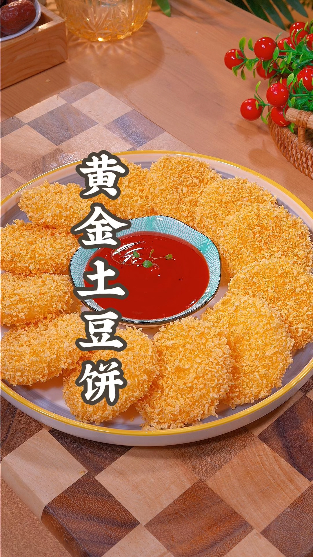 黄金土豆饼在家就能做出来,