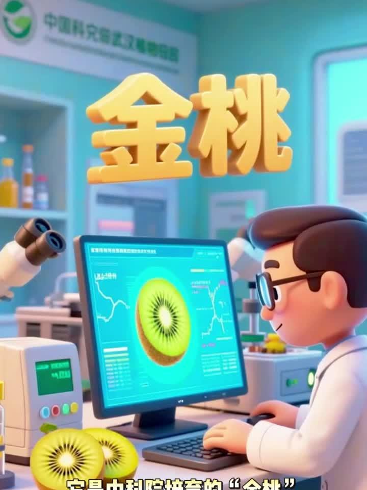 黄心猕猴桃果香浓,补营养促代谢,日常吃超养身