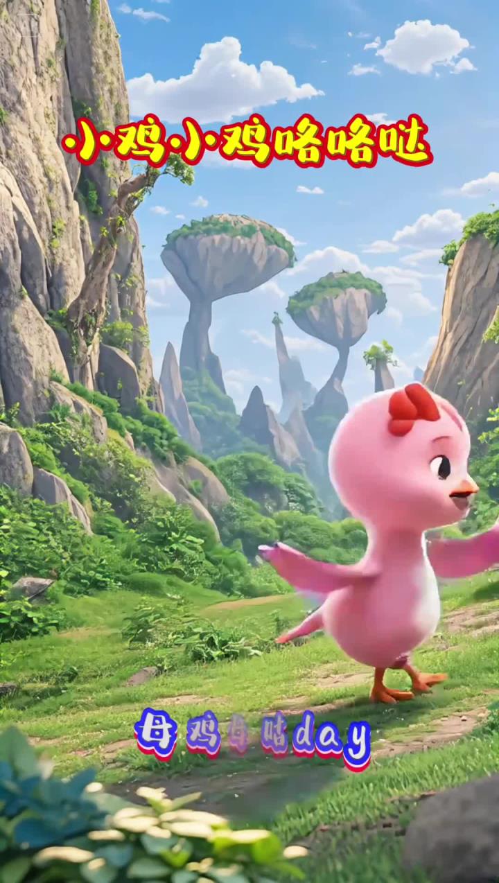 小鸡小鸡咯咯哒儿童律动音乐儿童喜欢的小视频儿童动画