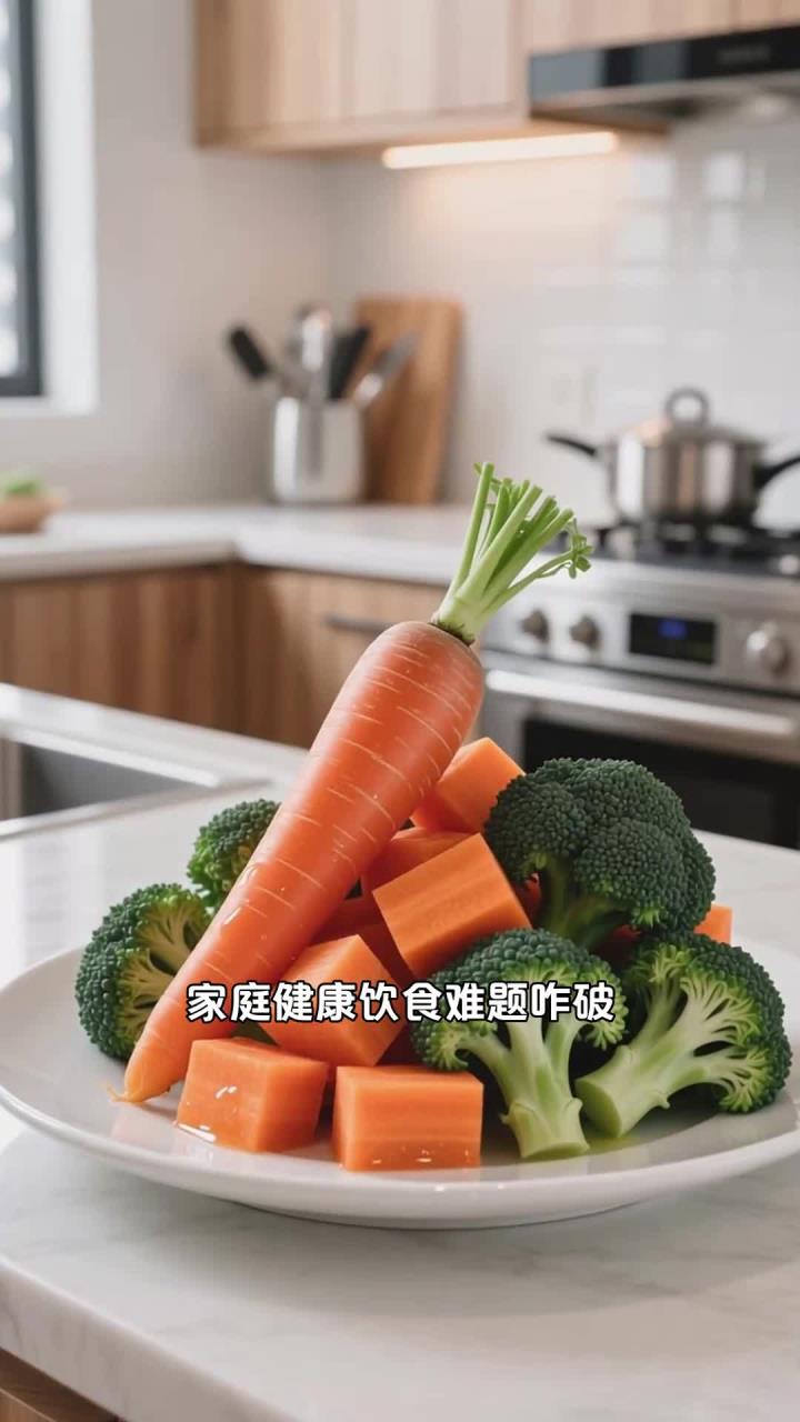 胡萝卜炒西兰花,营养均衡,全家都爱的素菜