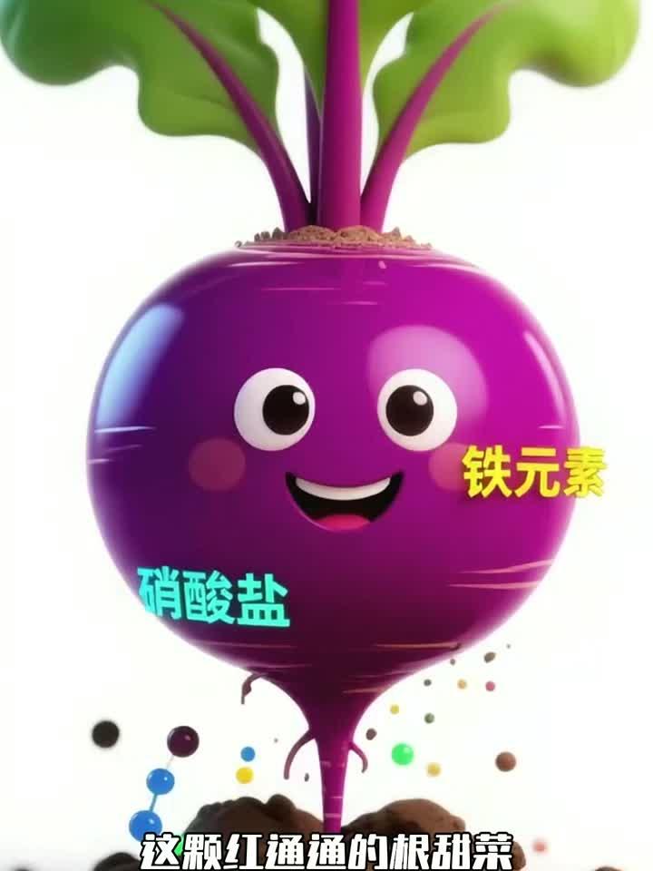 红甜菜，鲜亮诱人