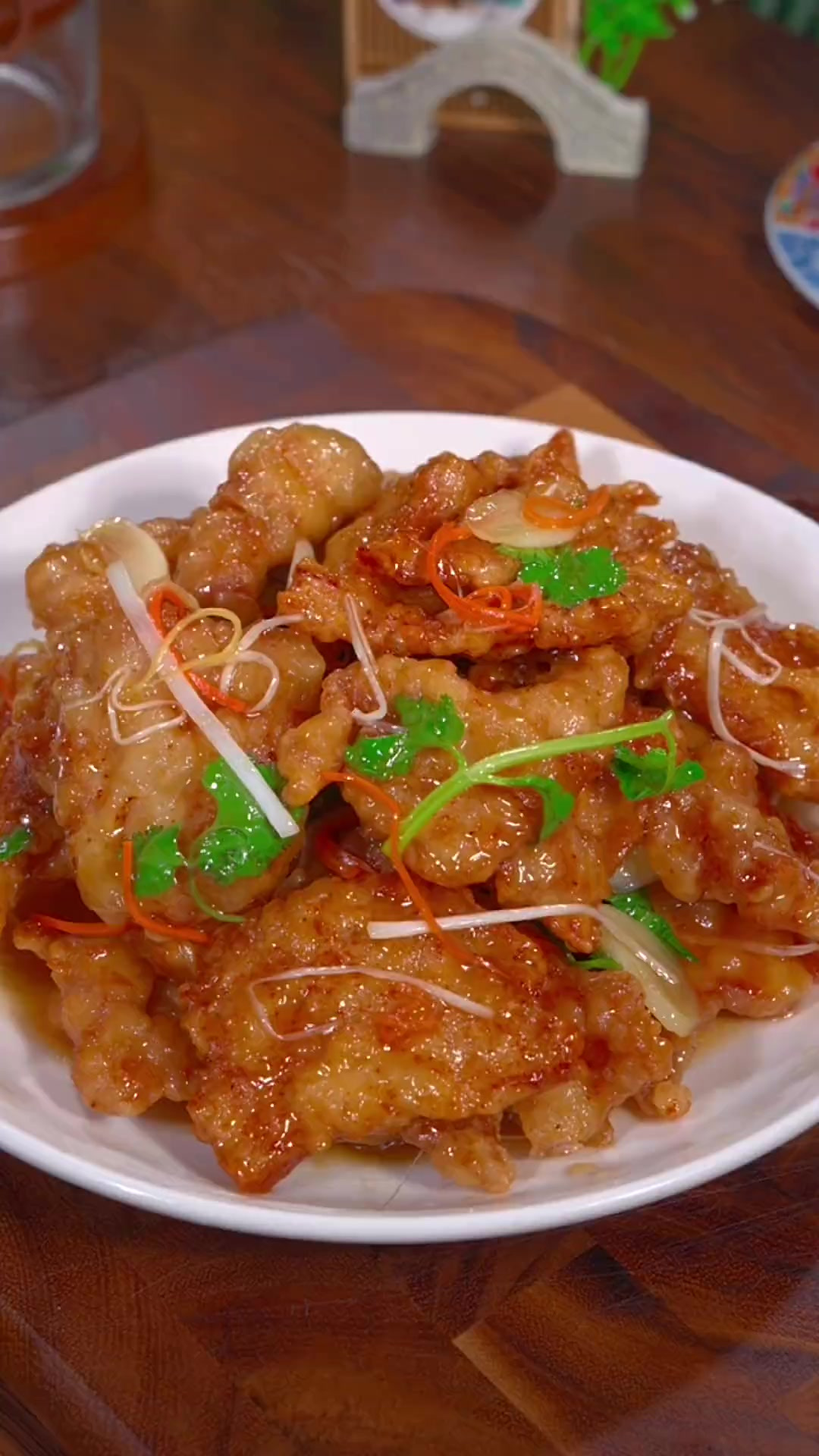 年夜饭的第十道菜,东北老式锅包肉,酸甜酥脆,大人小孩都爱吃