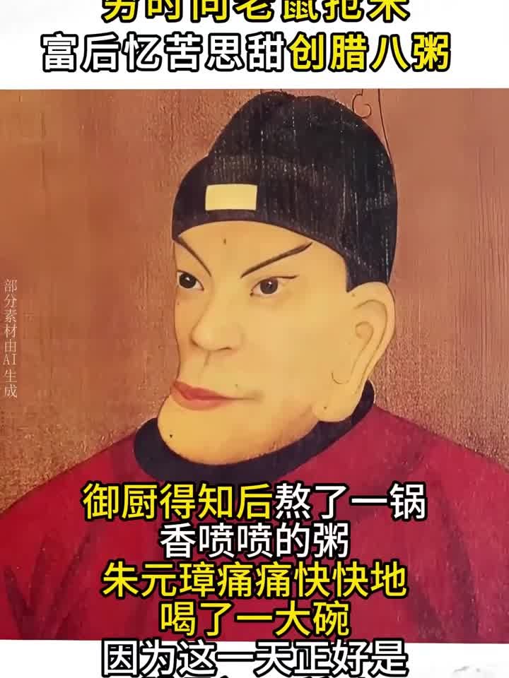 腊八趣谈之腊八粥来历:朱元璋穷时抢老鼠粮,富后“忆苦”创此粥