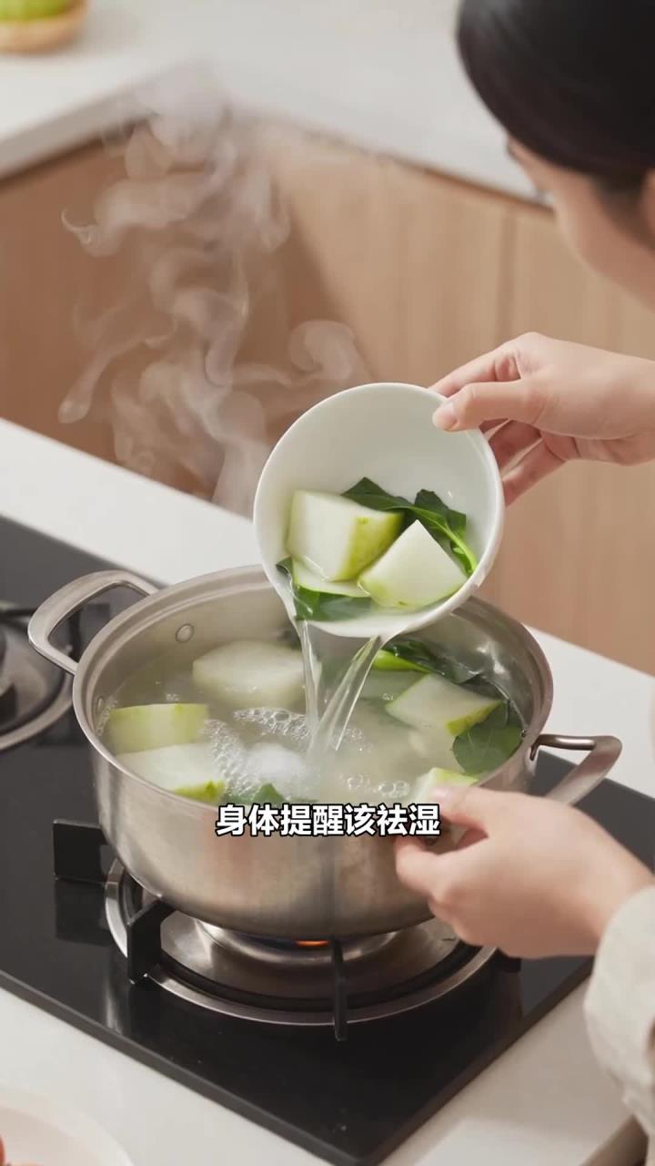 冬瓜蔬菜汤清爽祛湿，适合湿气重易困人群，身体更轻快