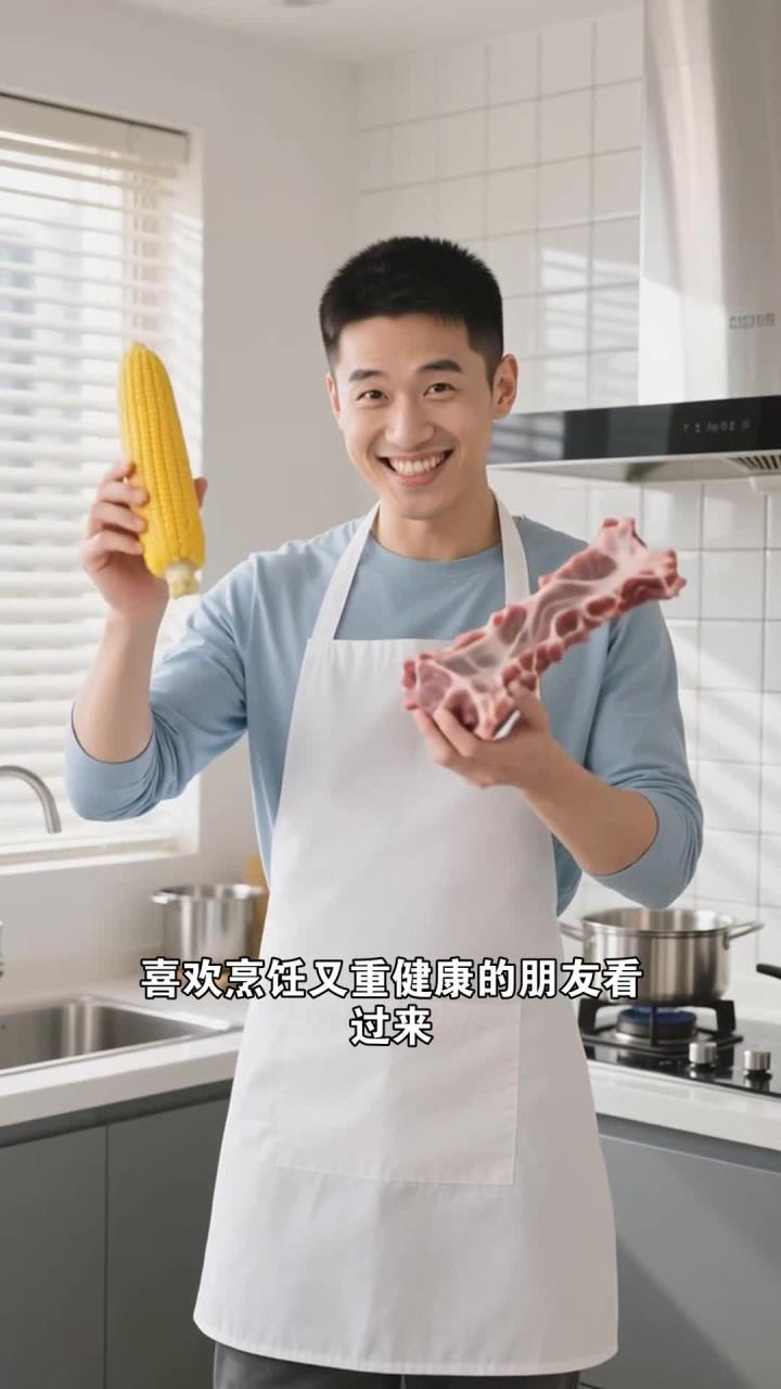 玉米排骨汤，鲜香味美，补钙又营养