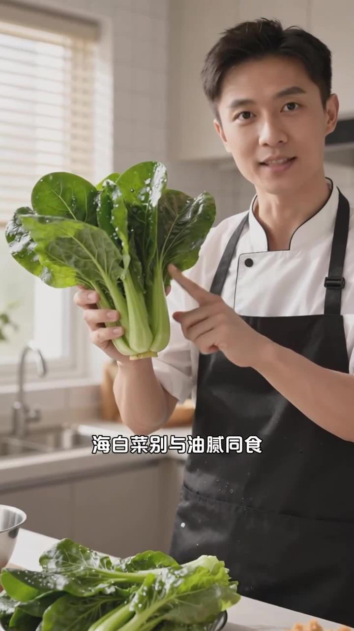 海白菜别和油腻同吃,凉拌更爽口