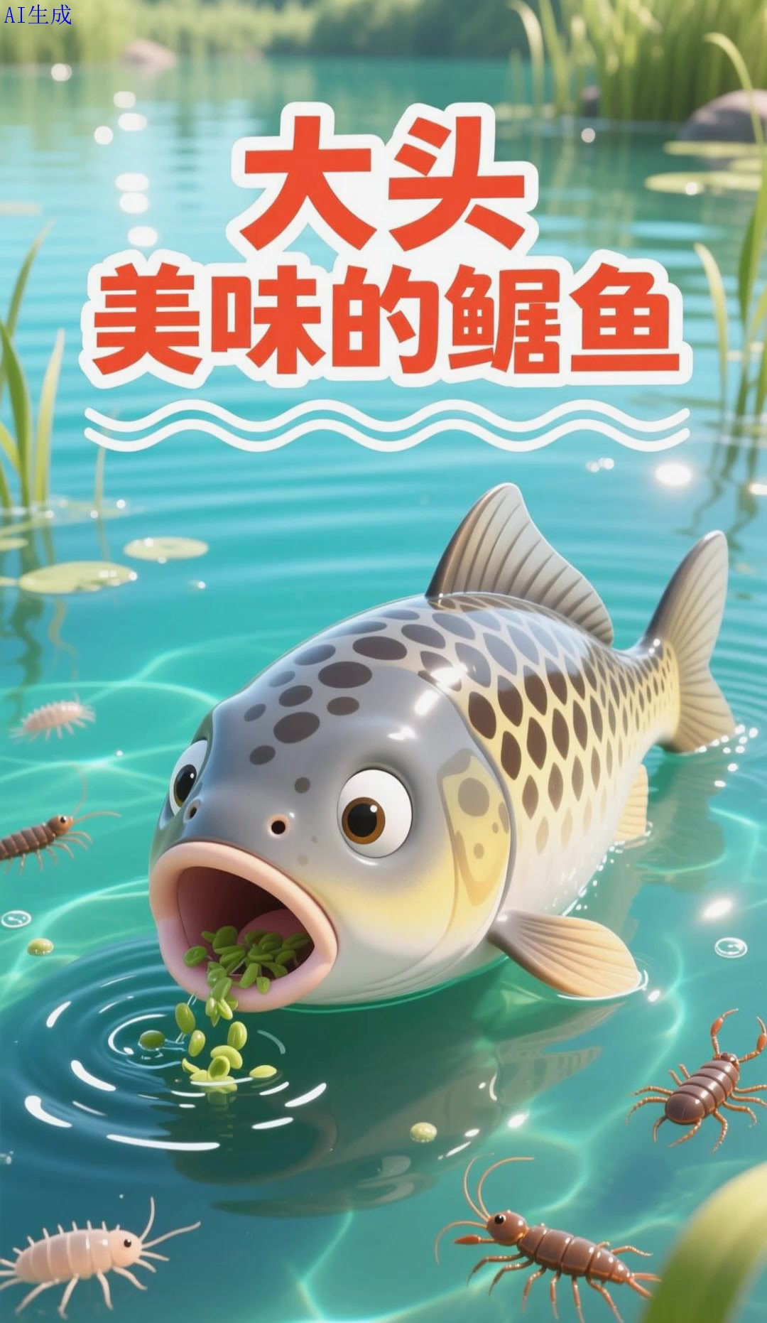 鳙鱼:大头美味,四大家鱼之一