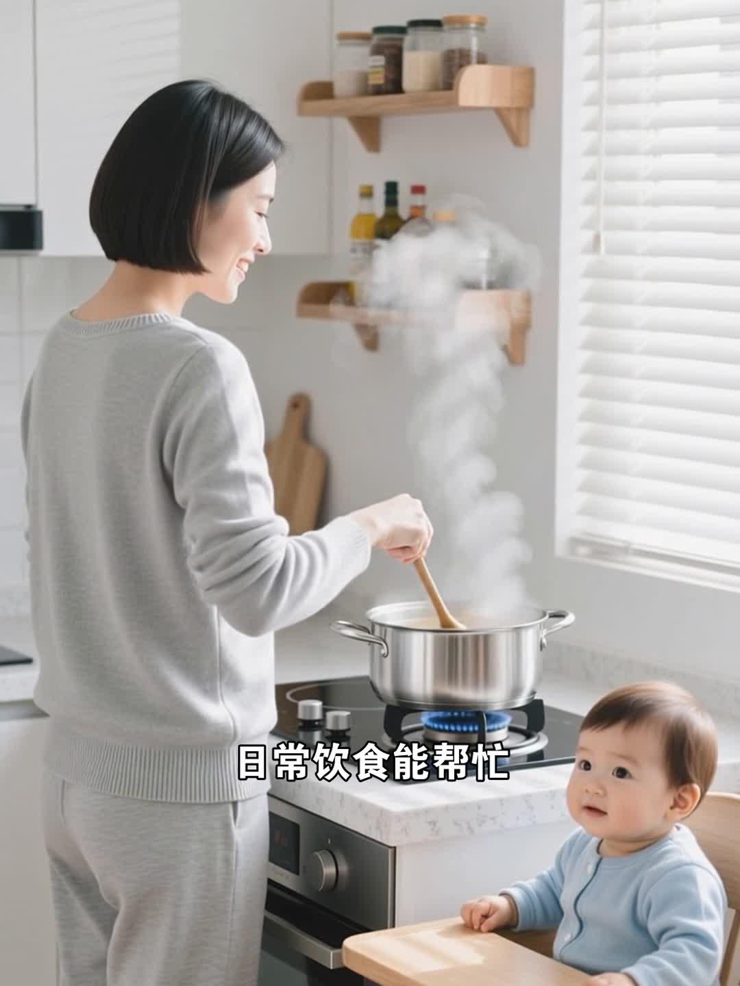 喝鸭蛋汤 补营养 宝宝流感少来养