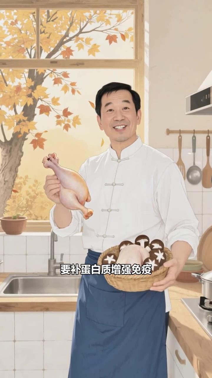 重阳吃香菇咋炖，加鸡补蛋白还增强抵抗力！