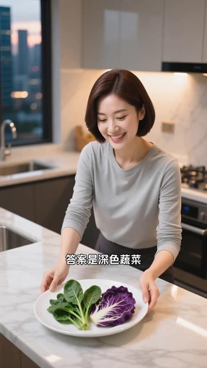 晚餐吃蔬菜种类?健康养生深色蔬菜好～