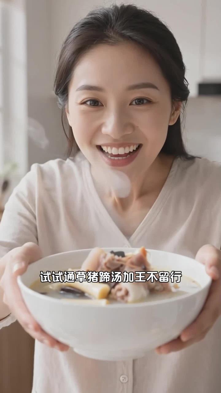 产后奶水不足 煮通草猪蹄汤加王不留行 通乳增奶