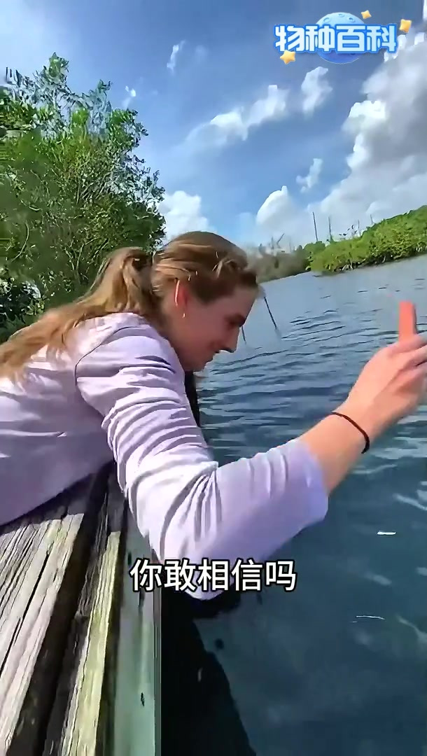 国外女子用火腿肠钓鱼,结局万万没想到