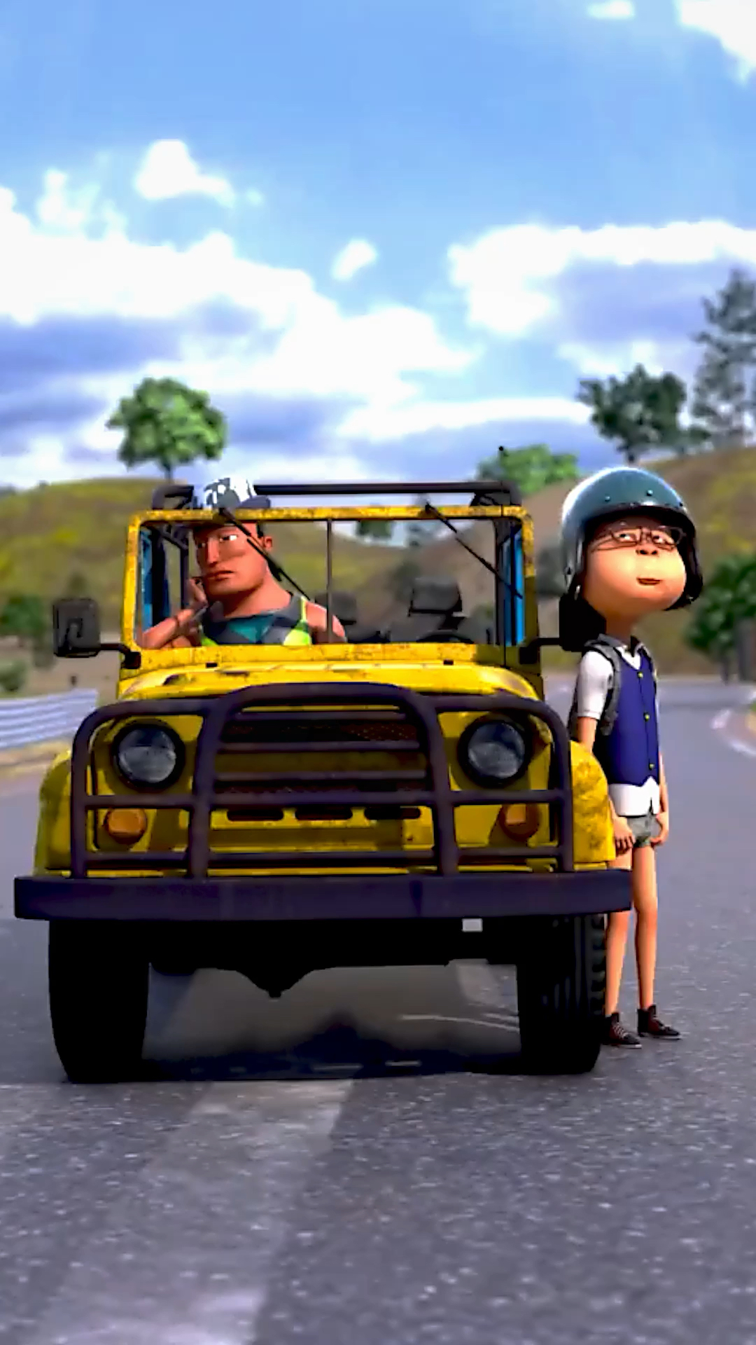 搞笑动漫《阿银：成哥，坐稳了，我要加速了！》