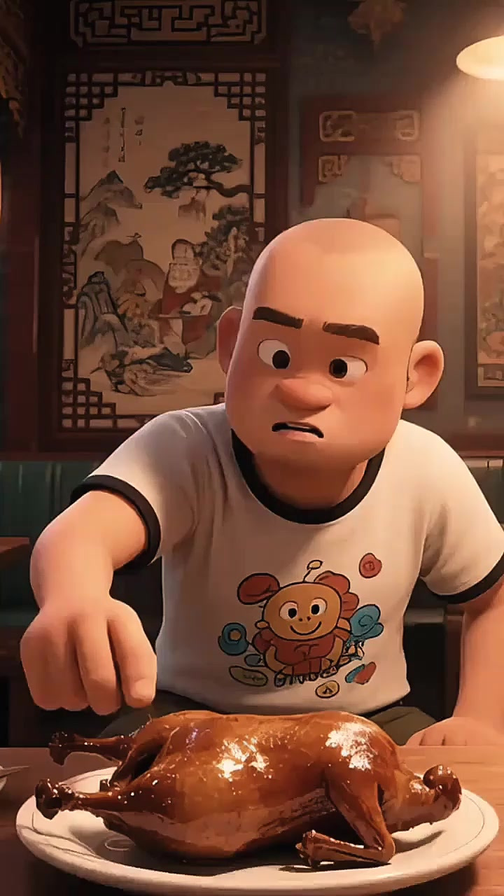 哈哈哈健康养生：烤鸭