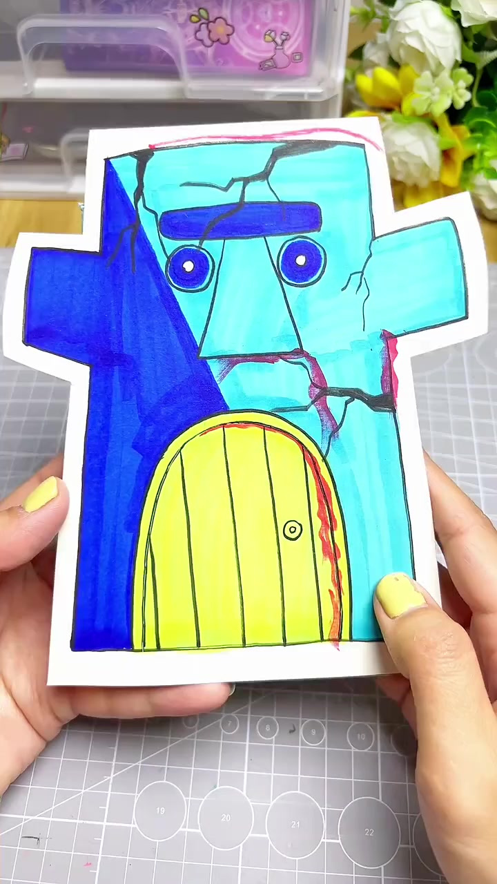 自制章鱼哥房子的恐怖盲盒