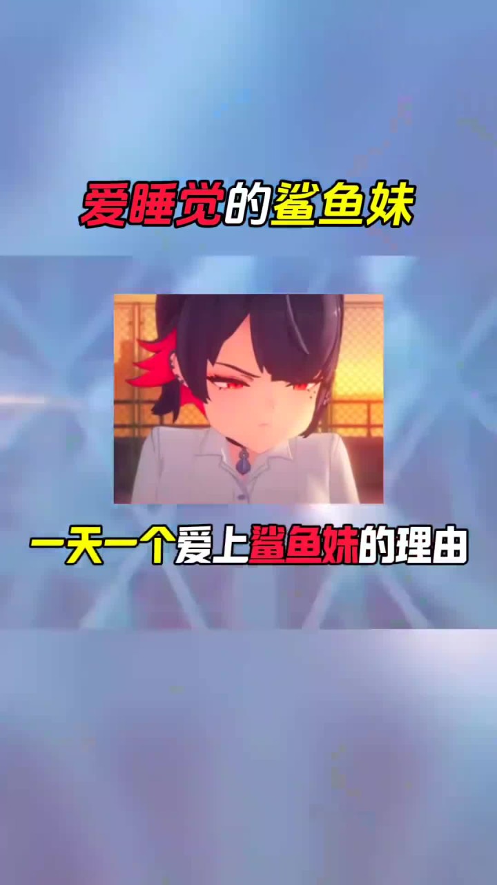 爱睡觉的鲨鱼妹