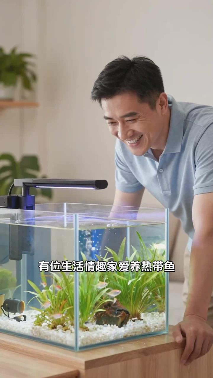 闲来养些热带鱼,色彩斑斓,心绪也能得几分欢喜