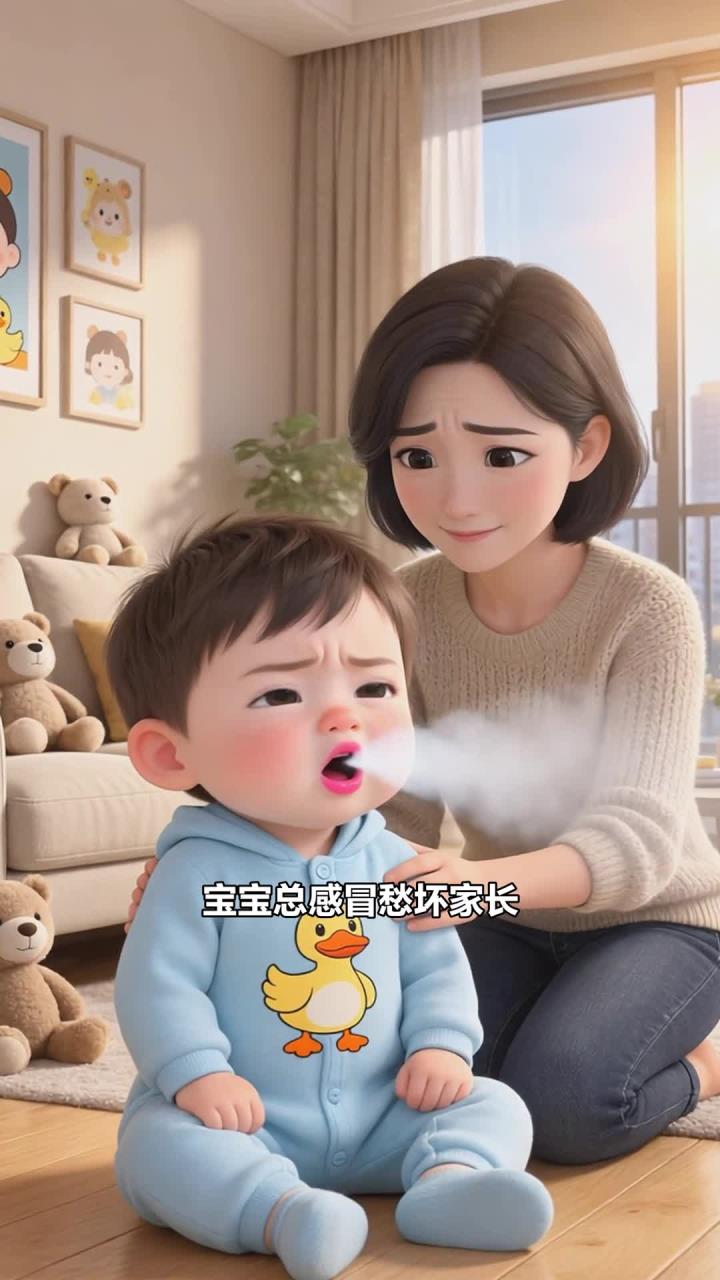 早餐吃点牛奶面包 宝宝防流感 营养均衡身体棒