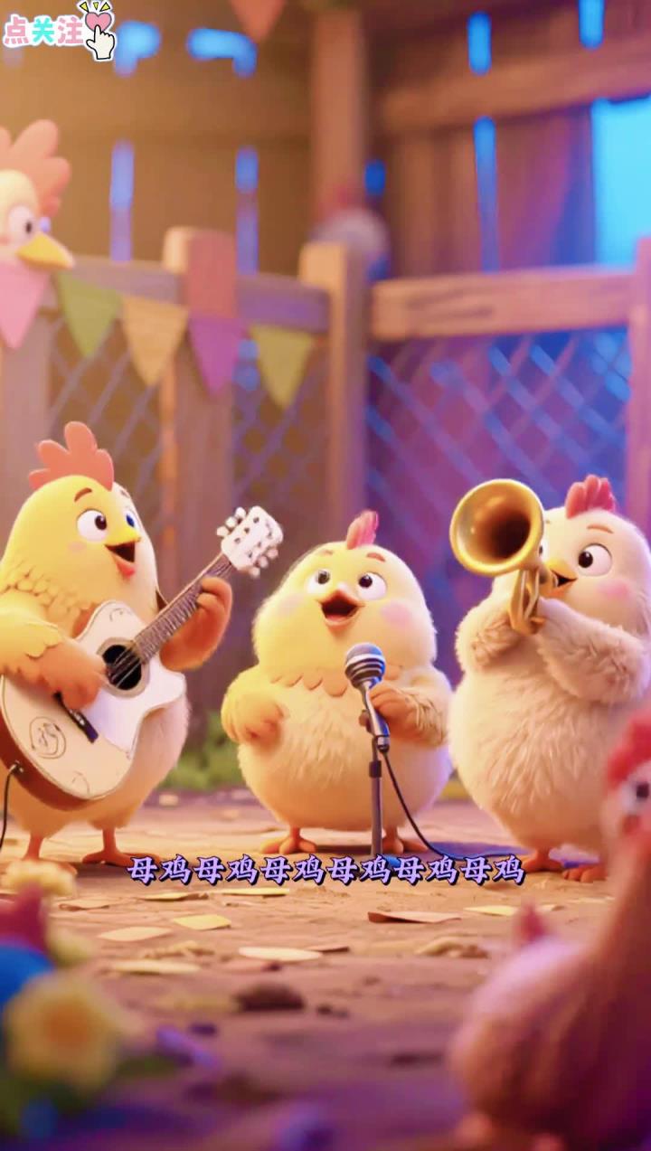 启蒙早教儿歌《小鸡小鸡咯咯哒》