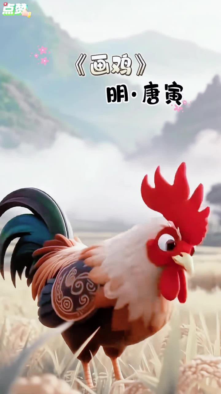 《画鸡》