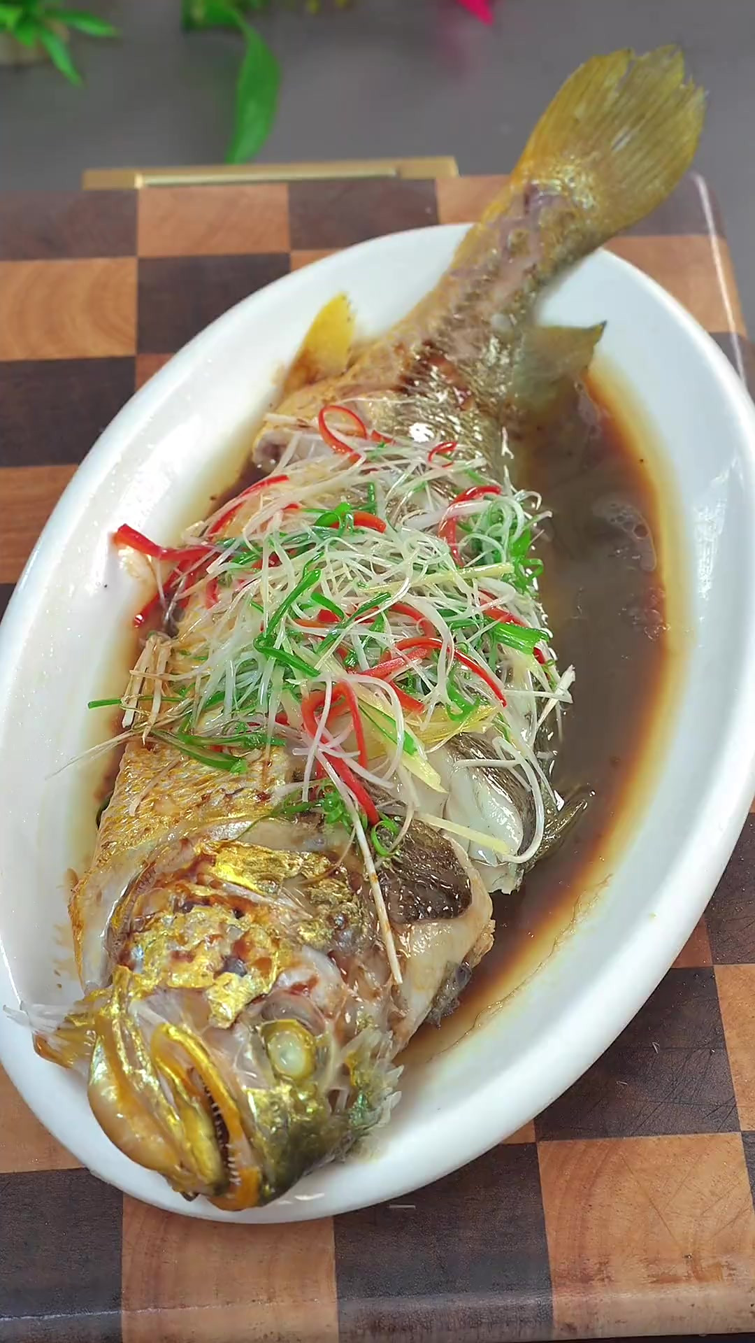 清蒸大黄鱼的做法