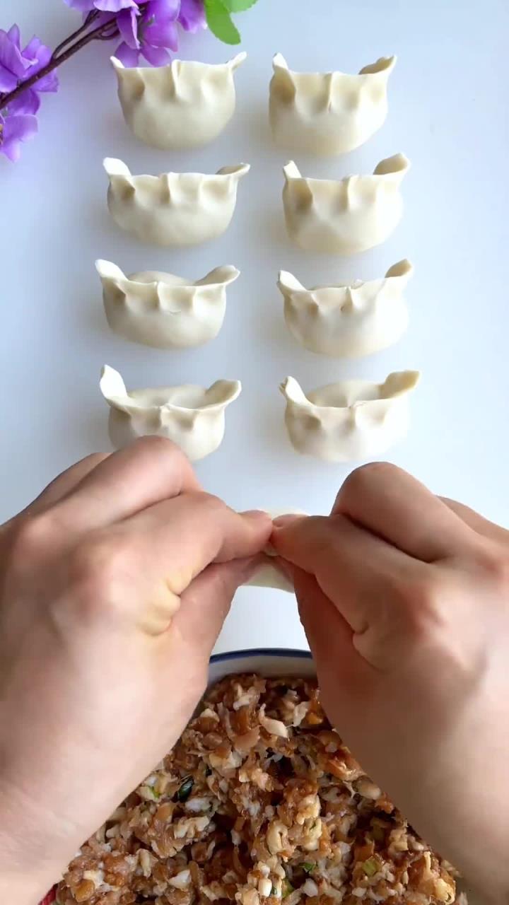 饺子的花式包法 饺子包法 包饺子 包饺子手法教程