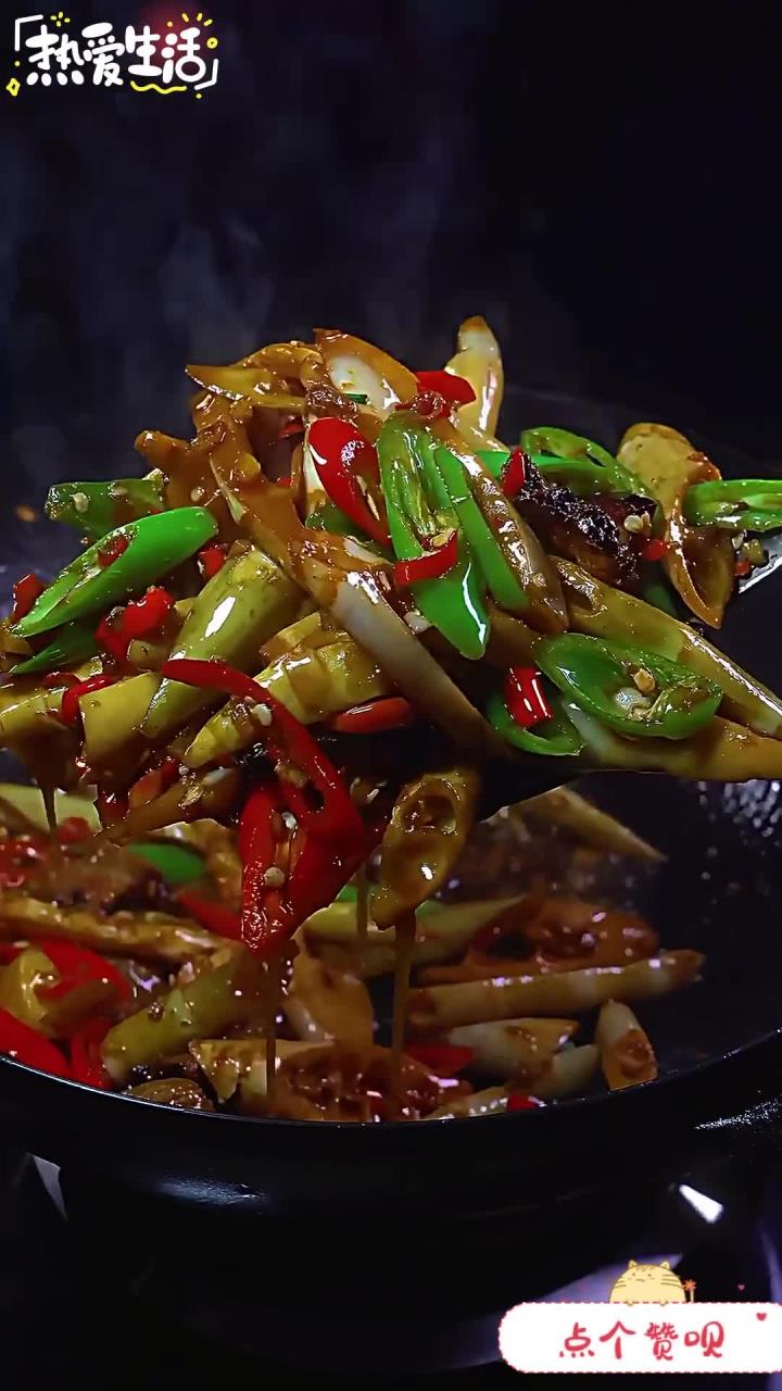 非常非常好吃竹笋炒腊肉 家常菜