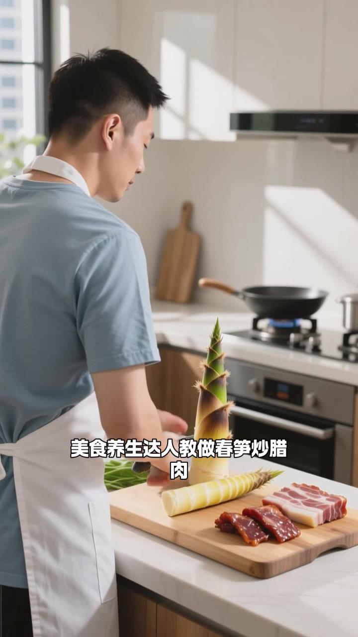 春季吃春笋炒腊肉，健康养生少盐～