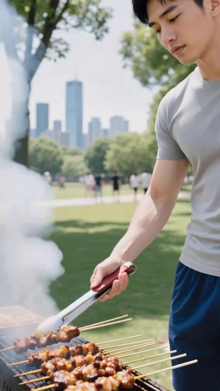 吃烧烤瘦肉配玉米,健康养生减脂肪!