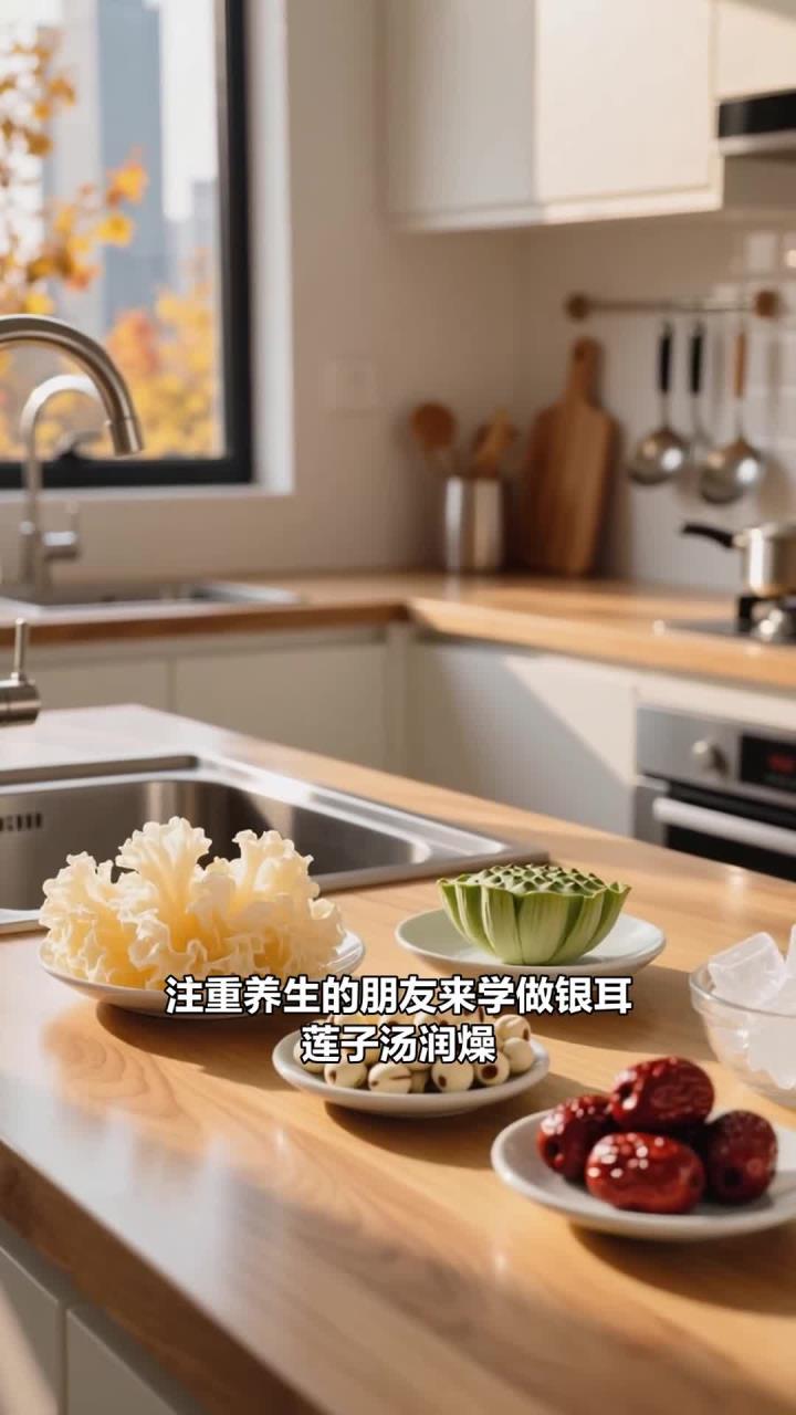 秋季润燥 银耳莲子汤做法教程