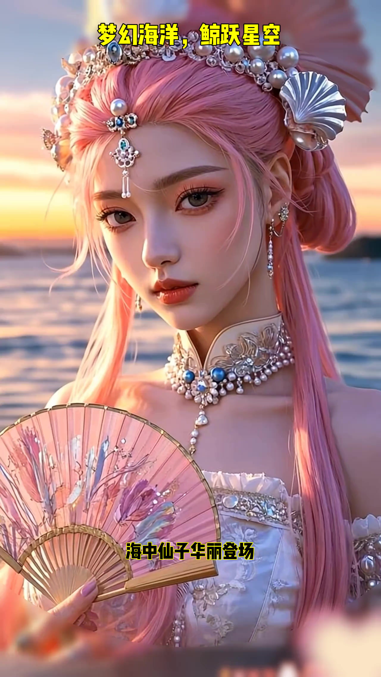 美人鱼与鲸共舞，海底奇幻之旅，美到窒息