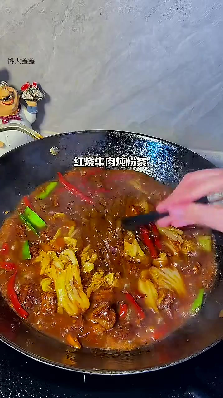 19秒学会！牛肉炖粉条！巨巨下饭！一锅米饭！