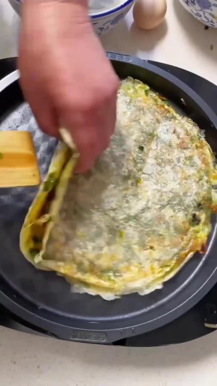 菜煎饼的做法