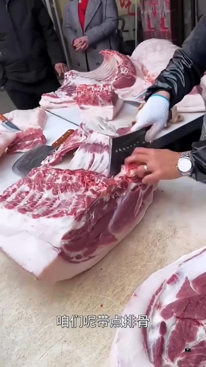农村土猪肉非常好吃