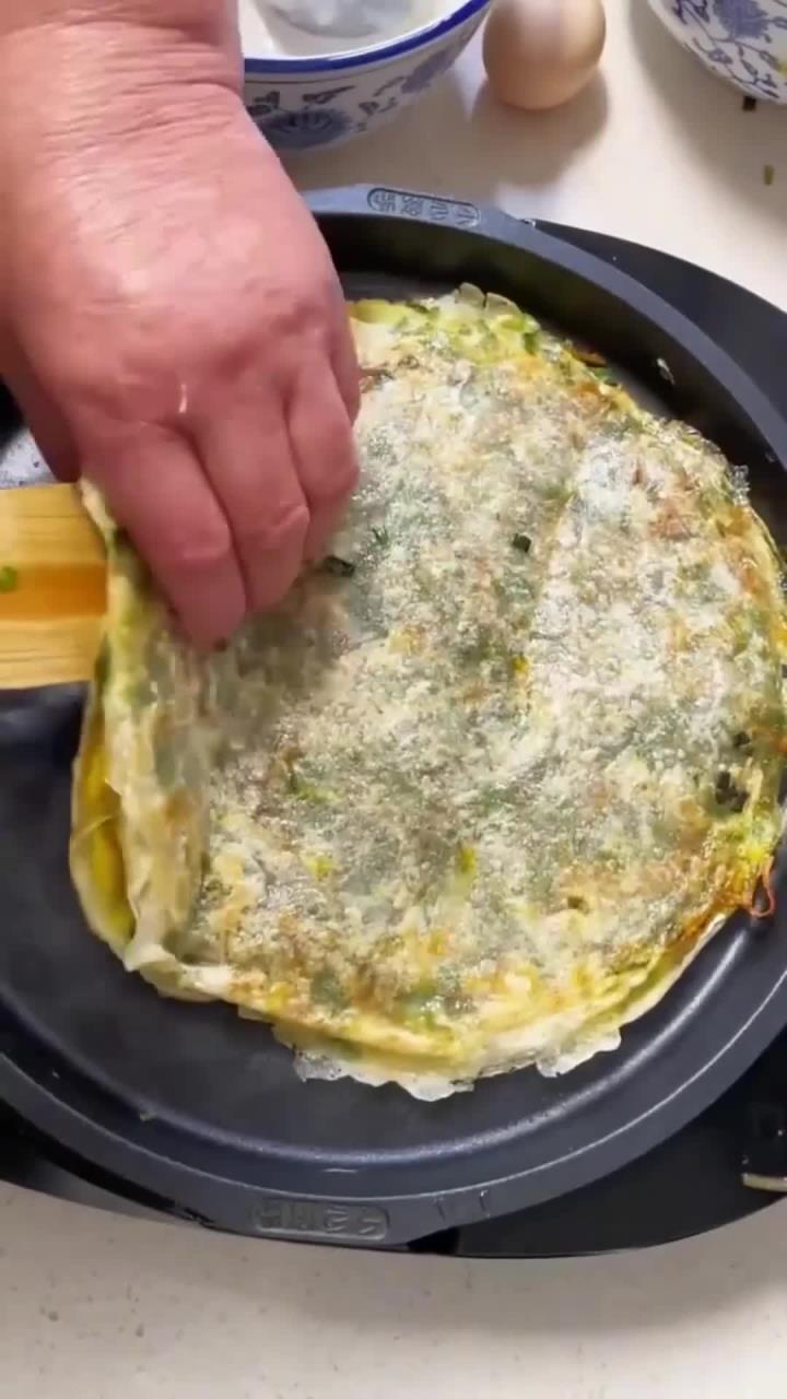 菜煎饼的做法